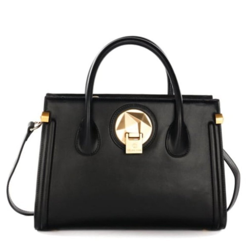 Celine Dion Octave Leather Satchel
